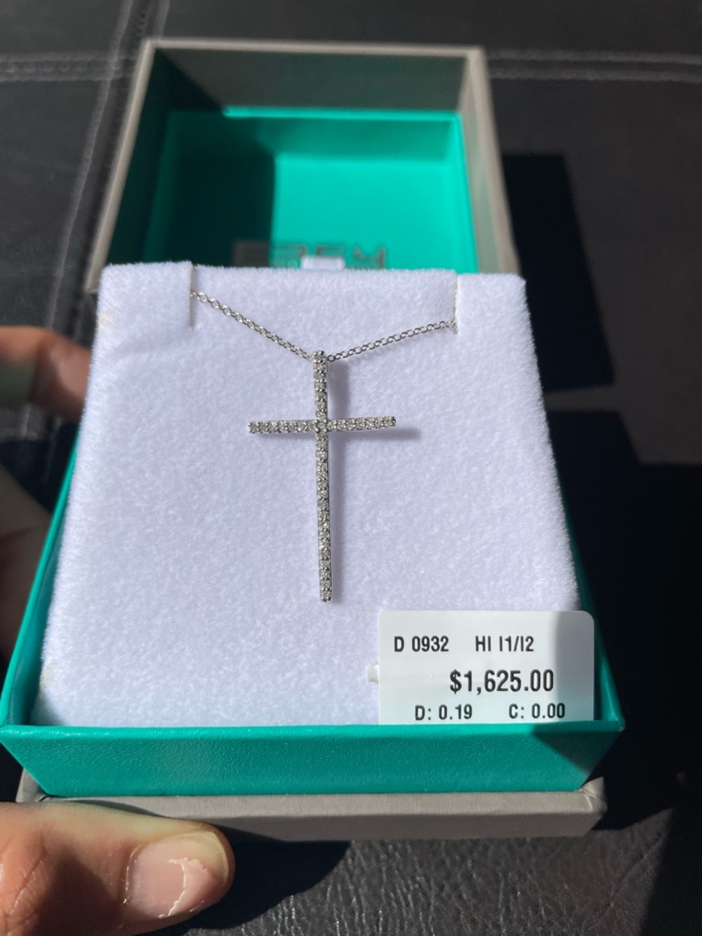 Effy 14k white gold  Diamond Cross Necklace $1,625 - Picture 2 of 15